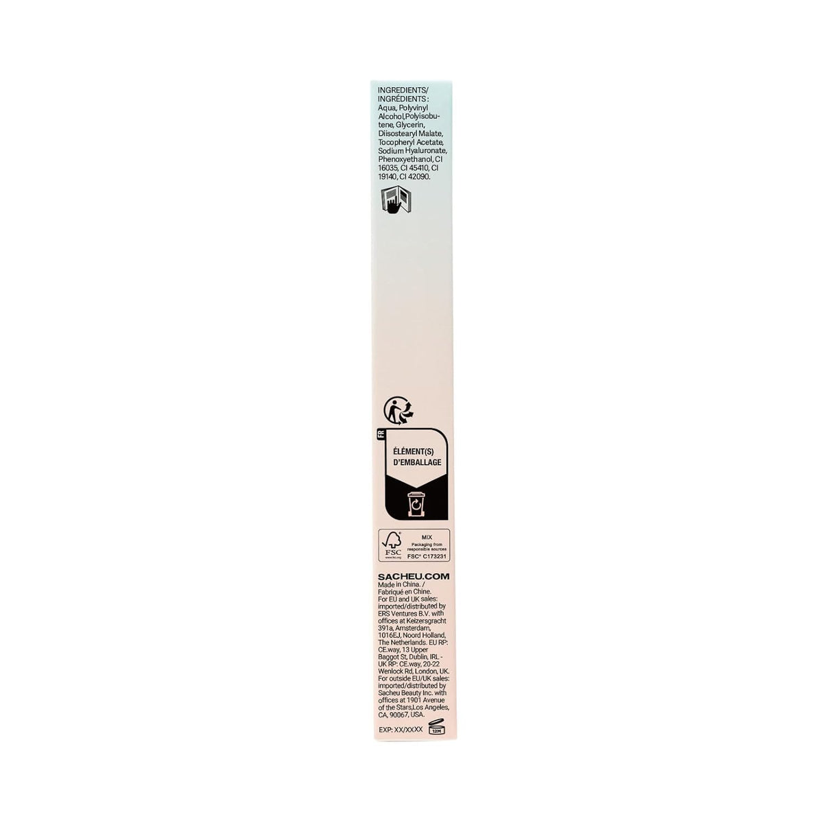 Sacheu Lip Liner STAY-N Peel Off Lip Stain — Long Lasting Matte Lip Tattoo Transfer Proof Lipstain Infused with Hyaluronic Acid & Vitamin E for All Skin Types — Vegan & Cruelty-Free, p-INKED