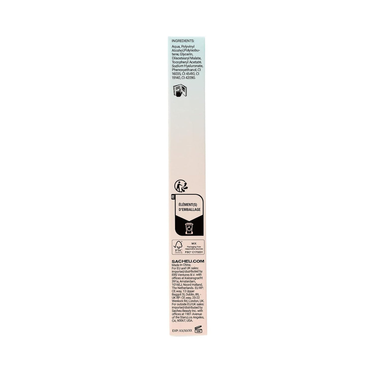 Sacheu Lip Liner STAY-N Peel Off Lip Stain — Long Lasting Matte Lip Tattoo Transfer Proof Lipstain Infused with Hyaluronic Acid & Vitamin E for All Skin Types — Vegan & Cruelty-Free, p-INKED