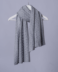 Mongolian Cashmere Chevron Shawl
