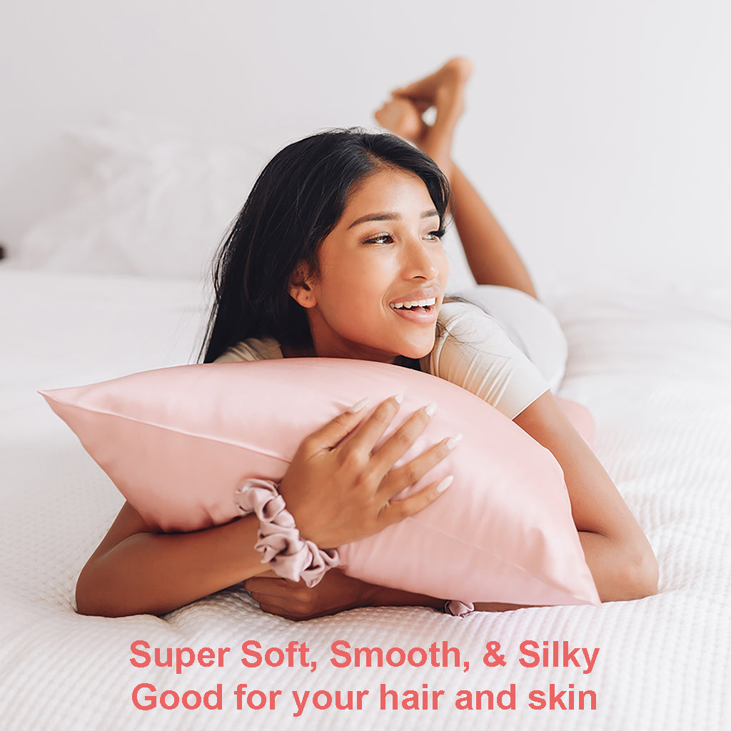 Mulberry Silk Pillowcase — Sky Blue