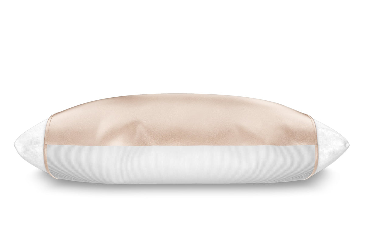 Champagne Silk Pillow Sleeve.