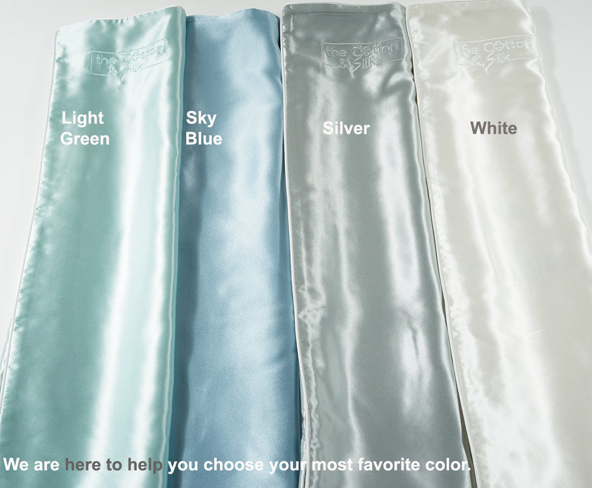 Mulberry Silk Pillowcase Pair — Cream