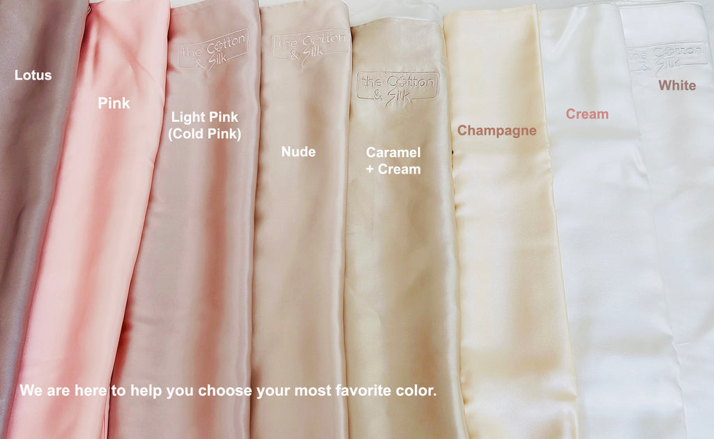 Mulberry Silk Pillowcase Pair — Cream