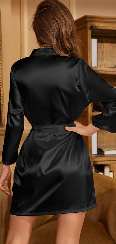 The Classic Satin Robe
