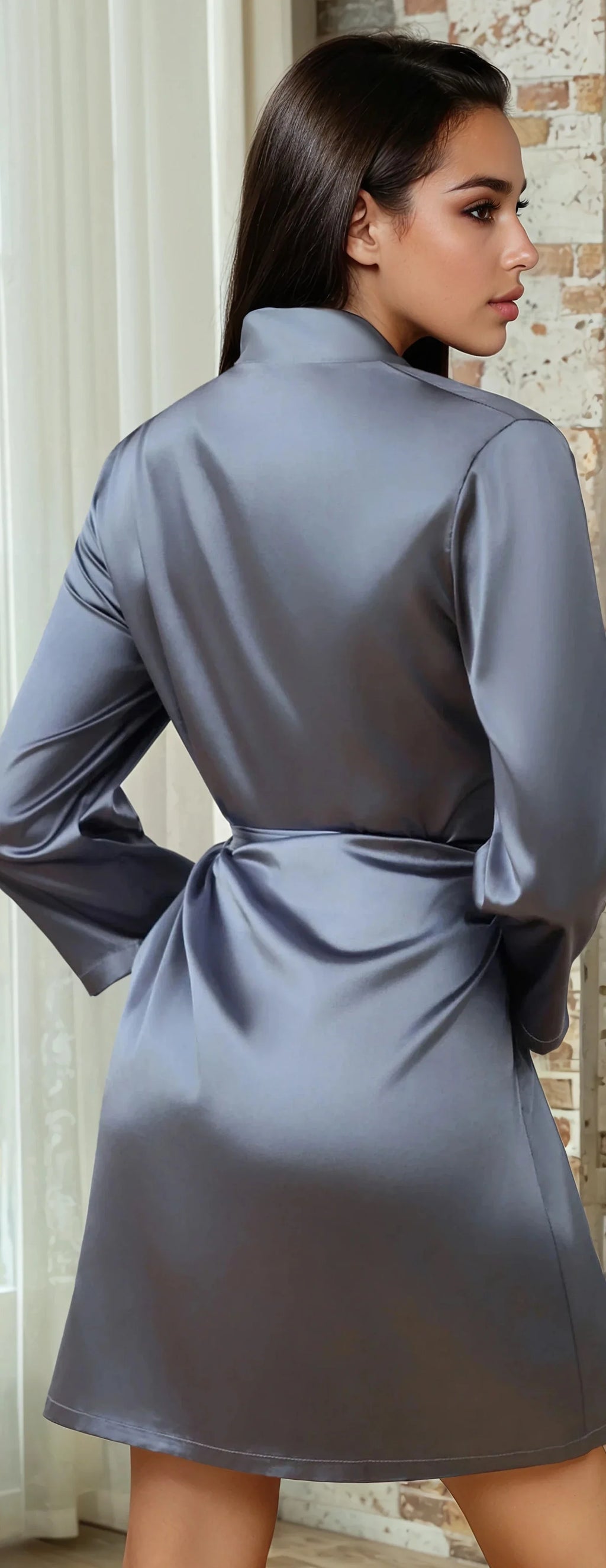 The Classic Satin Robe