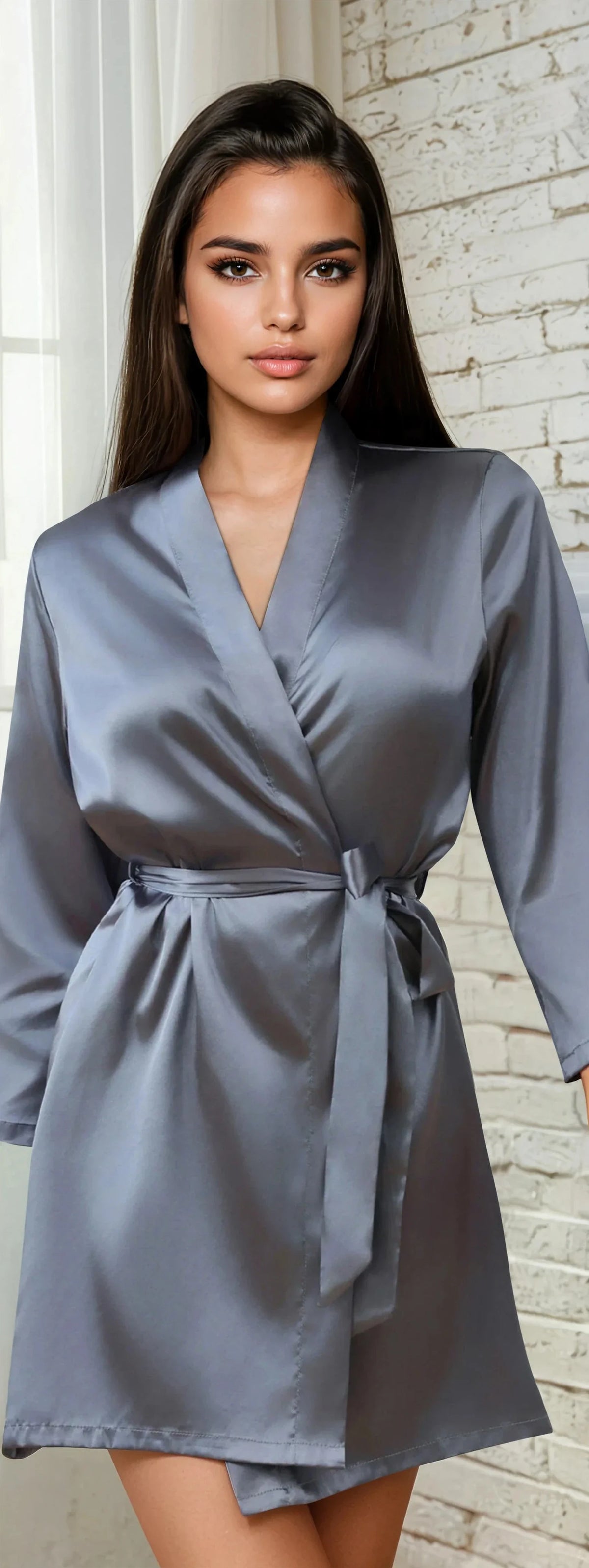 The Classic Satin Robe
