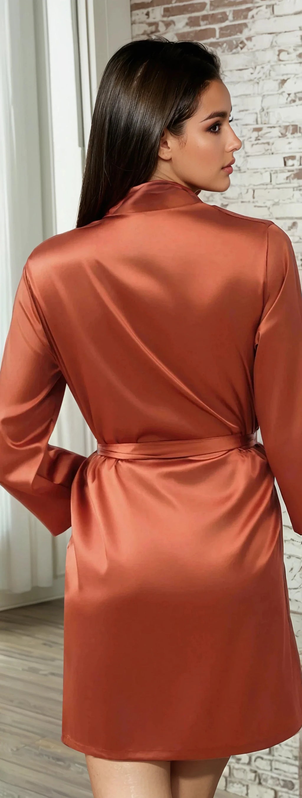 The Classic Satin Robe