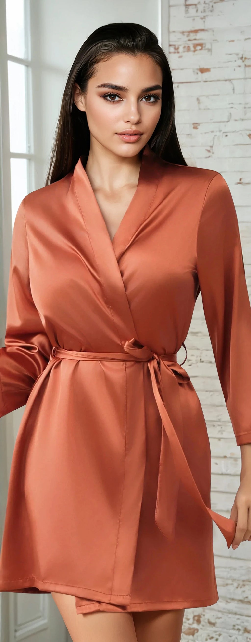 The Classic Satin Robe