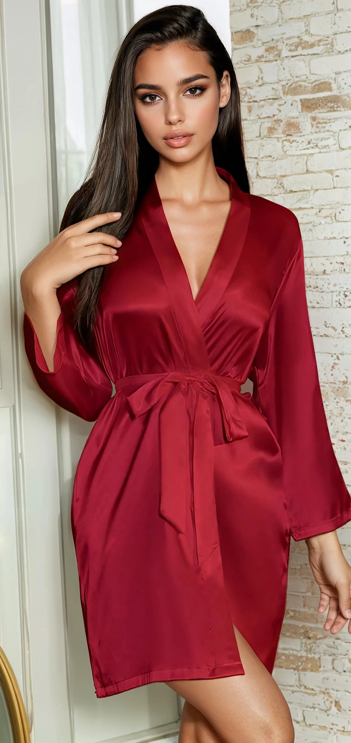 The Classic Satin Robe