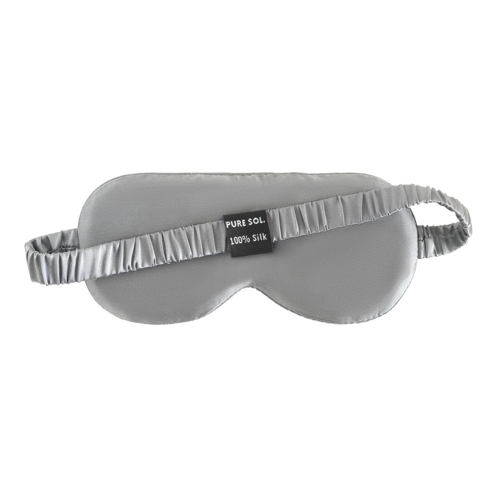 Blissful Sleep Silk Eye Mask — Navy