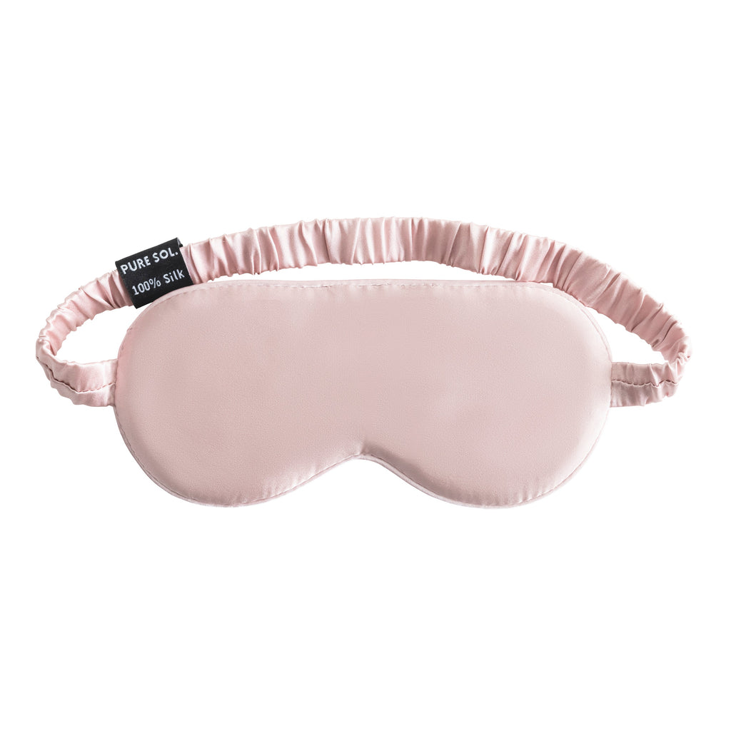 Blissful Sleep Silk Eye Mask — Navy