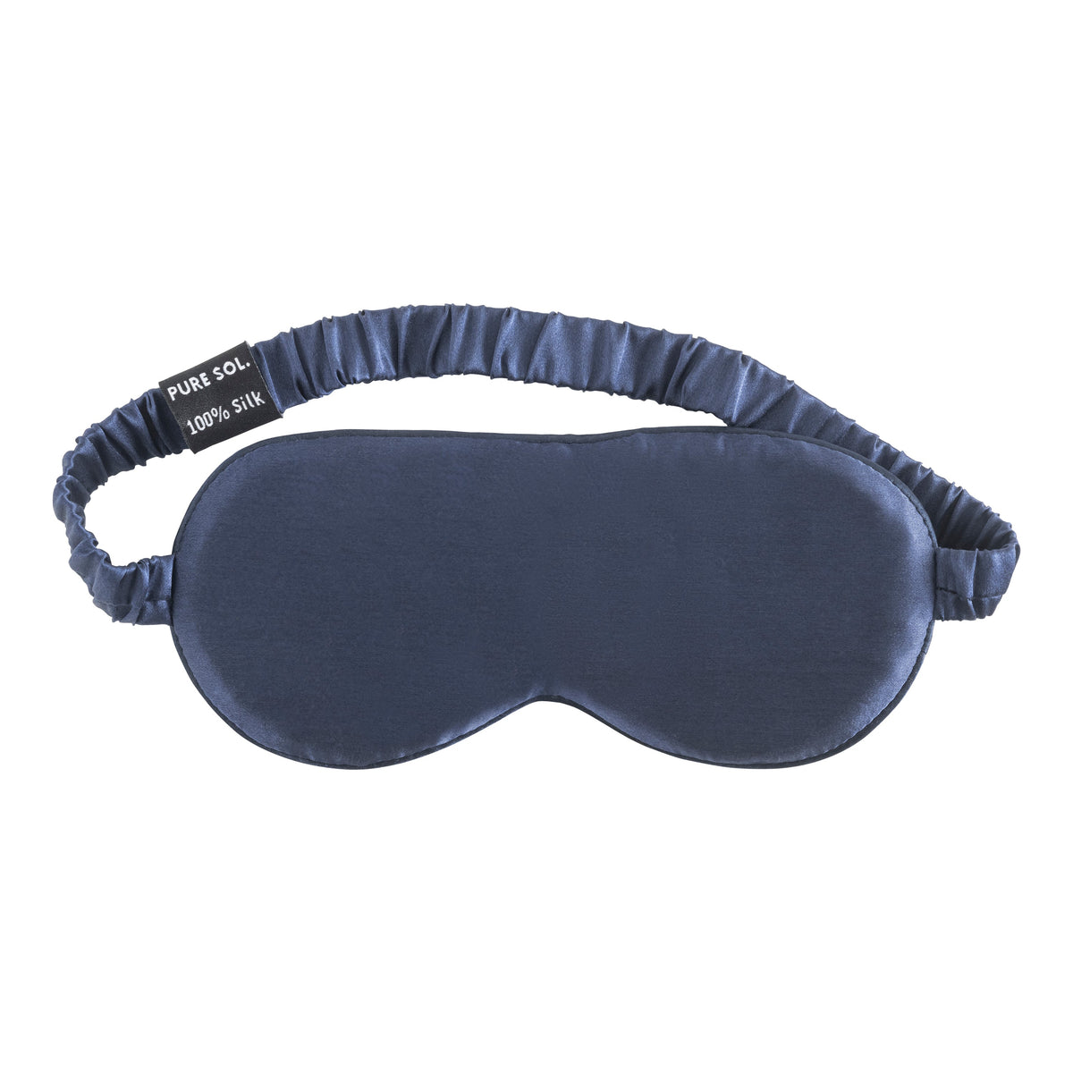 Blissful Sleep Silk Eye Mask — Navy
