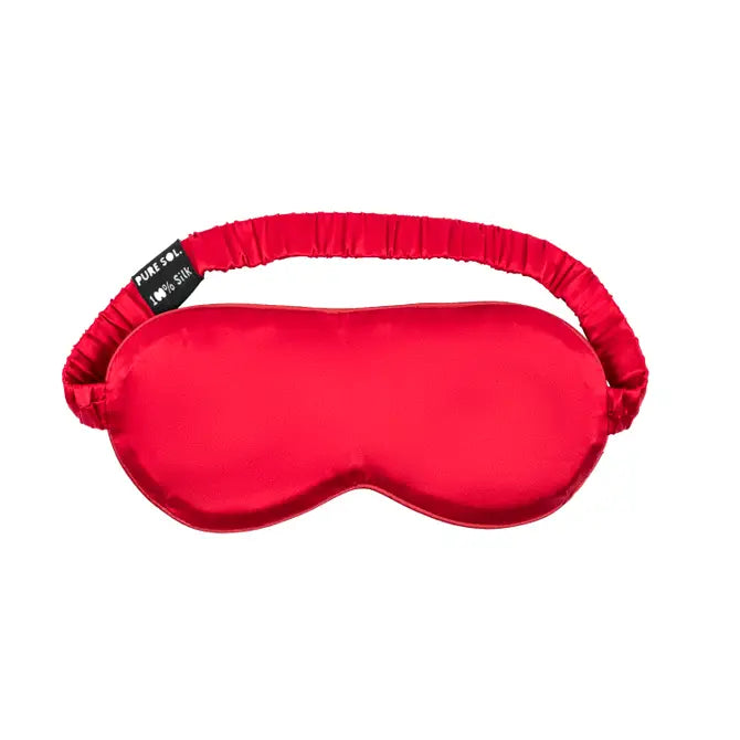 Blissful Sleep Silk Eye Mask — Navy