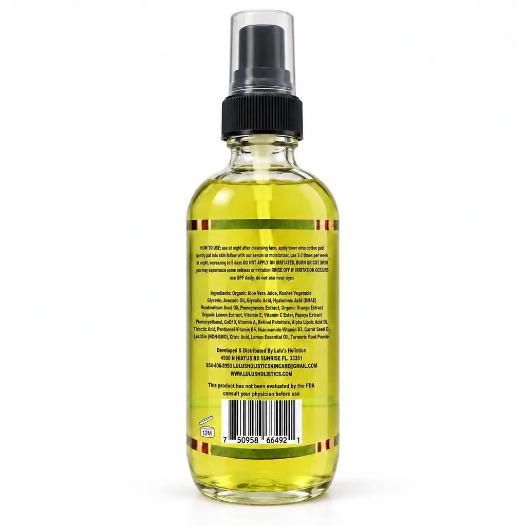 Lulu's Holistics Even-Tone Vitamin C Resurfacing Toner Spray (4oz)