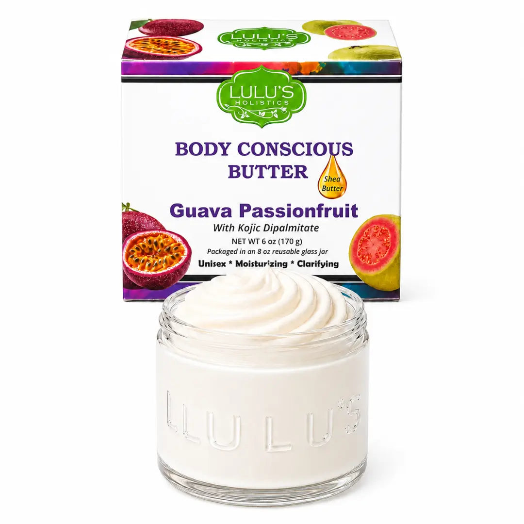 Lulu's Holistics Raspberry Lemonade & Dragon Fruit Whipped Body Butter – Gentle Exfoliation & Deep Moisture