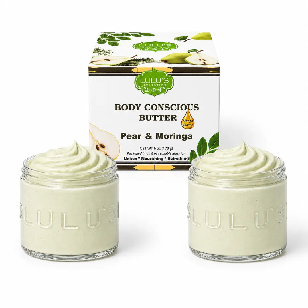Lulu's Holistics Raspberry Lemonade & Dragon Fruit Whipped Body Butter – Gentle Exfoliation & Deep Moisture