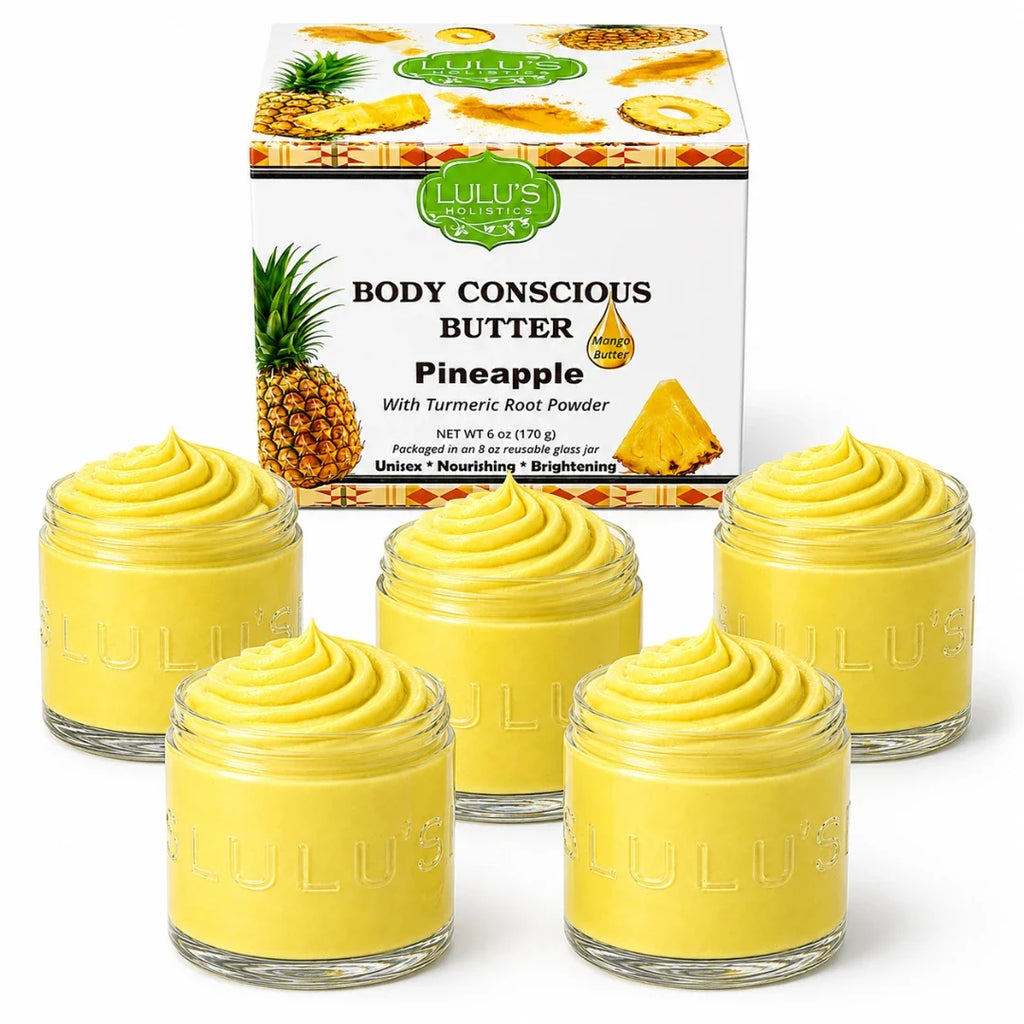 Lulu's Holistics Pear & Moringa Whipped Mango Body Butter – Non-Greasy, Radiant Skin