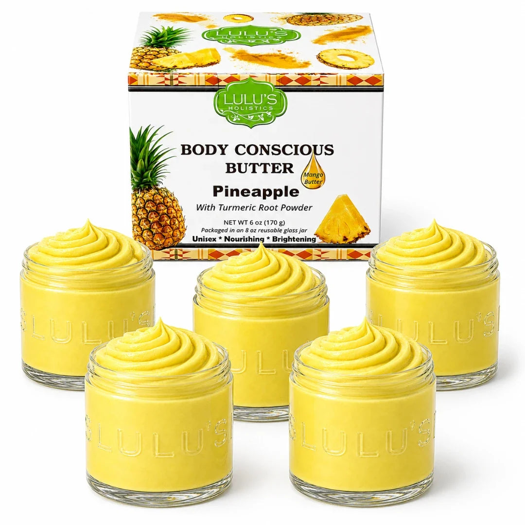 Lulu's Holistics Raspberry Lemonade & Dragon Fruit Whipped Body Butter – Gentle Exfoliation & Deep Moisture