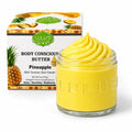 Lulu's Holistics Pineapple Turmeric Whipped Mango Body Butter – Non-Greasy, Golden Glow