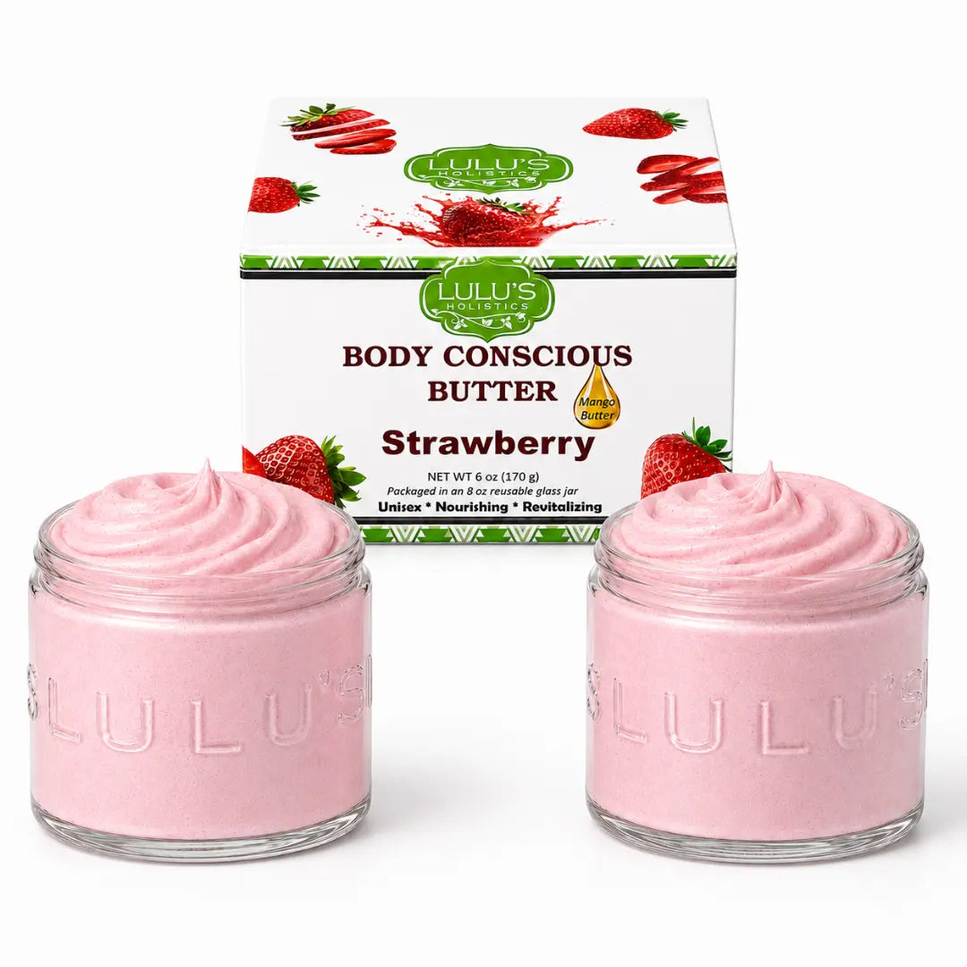 Lulu's Holistics Pomegranate Mango Kojic Whipped Body Butter – Uneven-Looking Skin