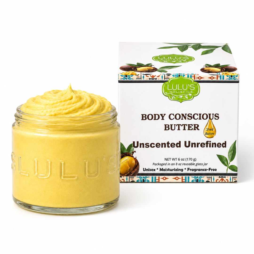Lulu's Holistics Cedarwood & Coconut Whipped Body Butter – Deep Moisture for Dry Skin
