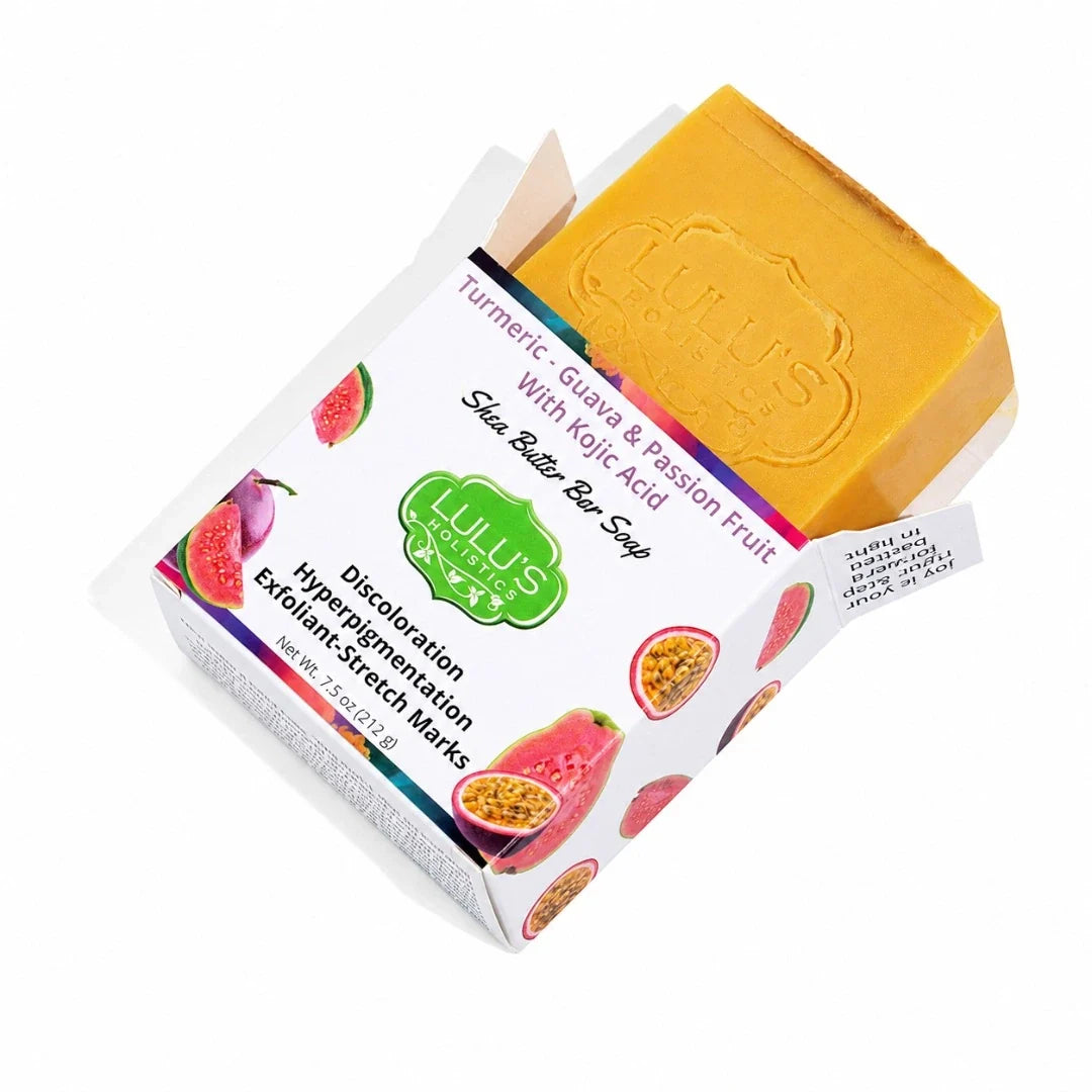 Lulu's Holistics Orange Vitamin C Turmeric Mango Butter Bar Soap – Brightening Cleanse