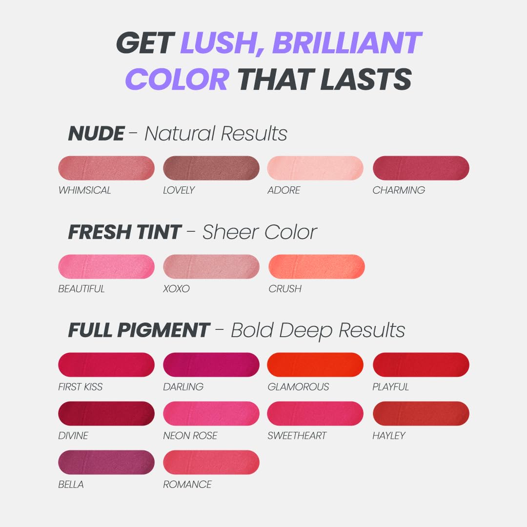 Wonderskin Wonder Blading All Day Lip Stain Peel Off Masque - Long Lasting, Waterproof and Transfer Proof Nude Lip Tint, Matte Finish Peel Off Lip Stain (Whimsical Masque)