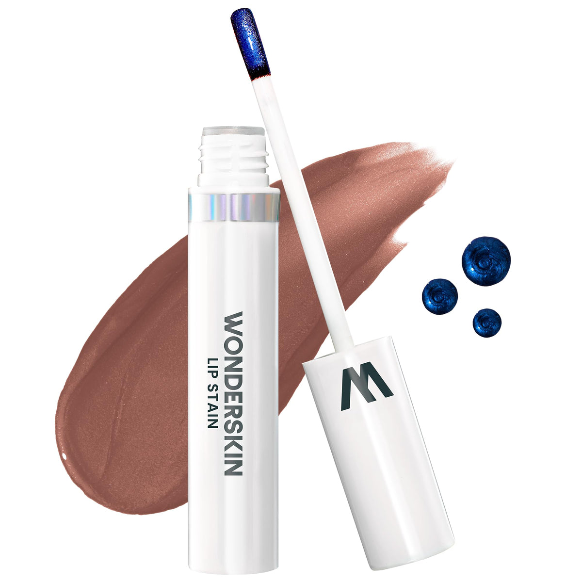 Wonderskin Wonder Blading All Day Lip Stain Peel Off Masque - Long Lasting, Waterproof and Transfer Proof Nude Lip Tint, Matte Finish Peel Off Lip Stain (Whimsical Masque)